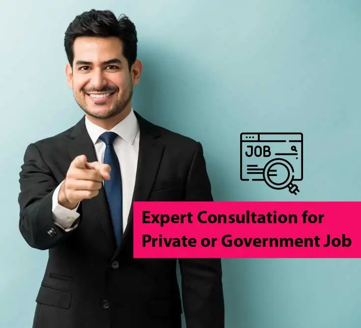Expert Consultation for Private or Government Job